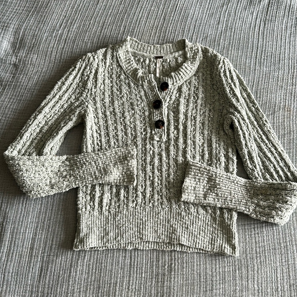 Free people knit sweater